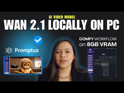Wan 2.1 Install Locally on PC using 8GB VRAM - Promptus